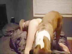 Man fucked by bigger dog